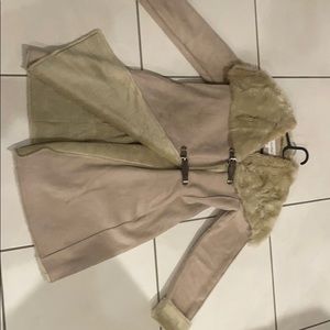 Barely used Calvin Klein furry coat